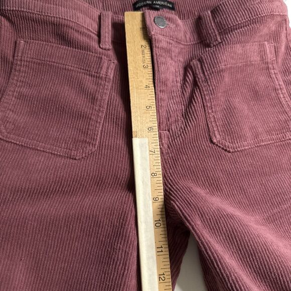 Modern American 26 Corduroy Marley Vintage Mauve Wide Leg Pants NWT - Picture 9 of 12